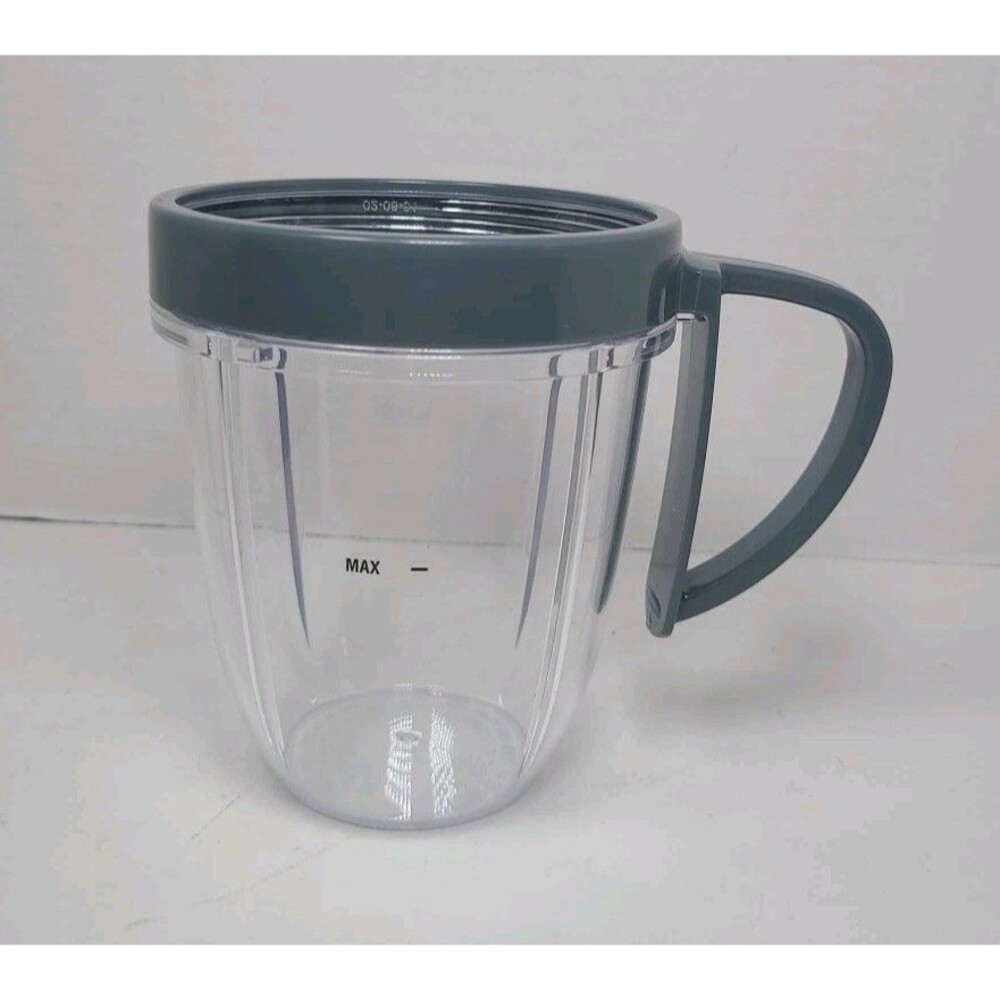 NutriBullet Replacement 18 oz Short Cup W/Handled Comfort Lip Ring